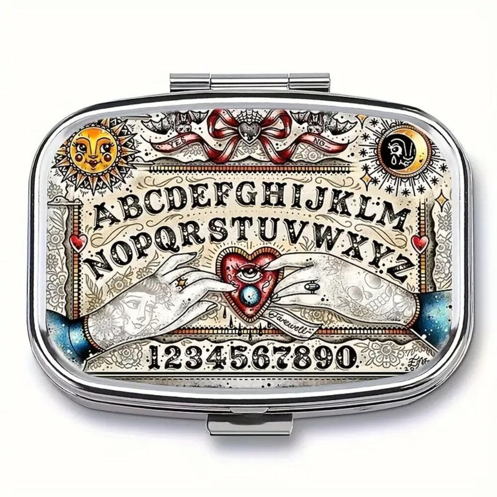 SALE -  1pc  Ouija Board Design Pill Box